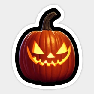 Halloween Pumpkin Decorations | Jack o Lantern | Halloween Pumpkin Sticker